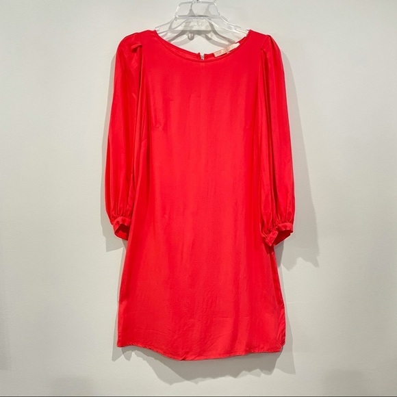 Hutch Orange Balloon Sleeve Dress Exposed‎ Zipper Size 2 - Picture 6 of 7